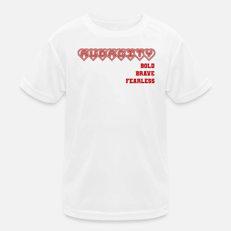 Brave Honest Heart Bond Design, Déclaration T-shirt sport Enfant
