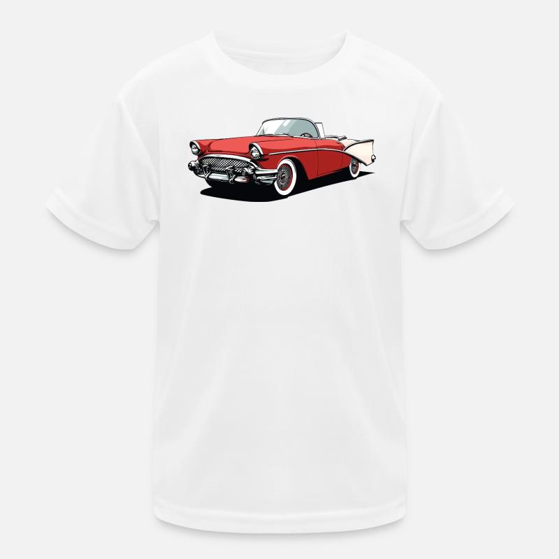 Vintage Convertible Design Kids Functional T-Shirt
