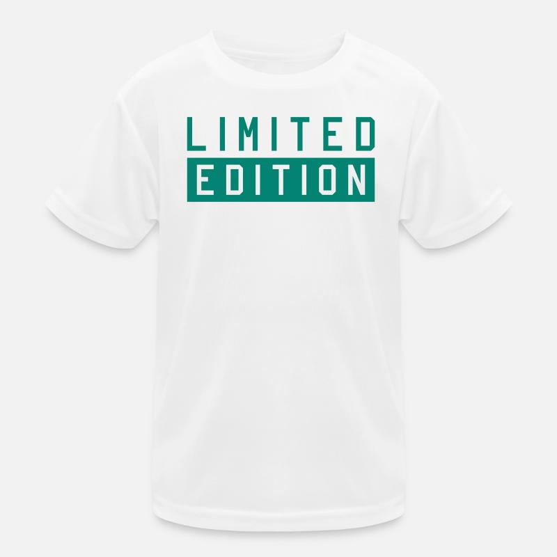 Limitierte Edition Typografie Kinder Funktions-T-Shirt