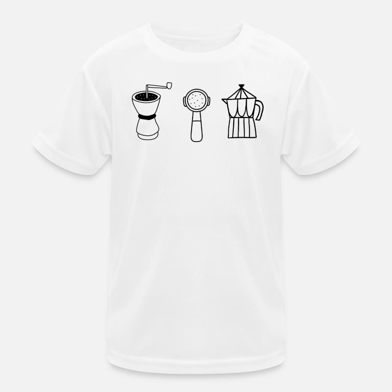 Coffee evolution Kids Functional T-Shirt