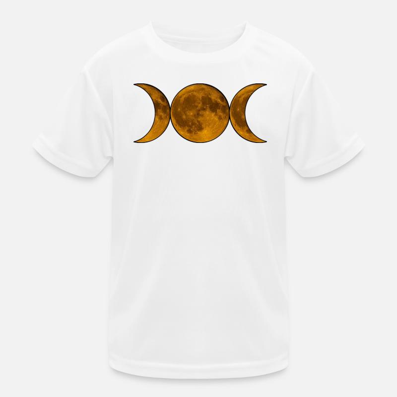 Wicca de la Triple Lune - Déesse en Or T-shirt sport Enfant