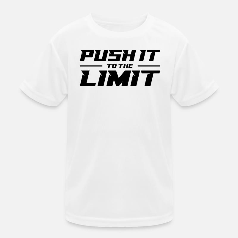 Push It To The Limit Kids Functional T-Shirt