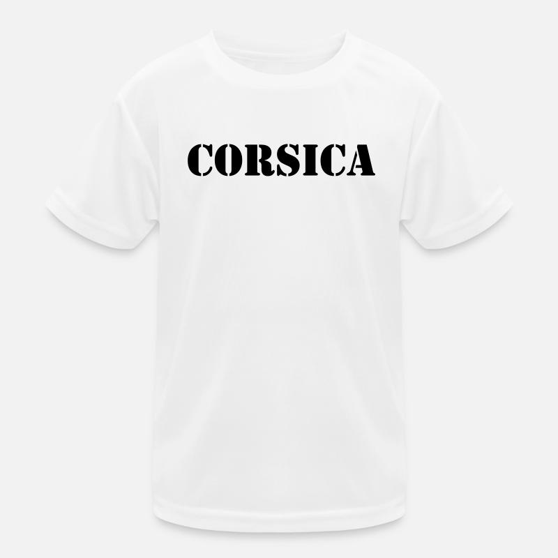 Korsika (V) Kinder Funktions-T-Shirt