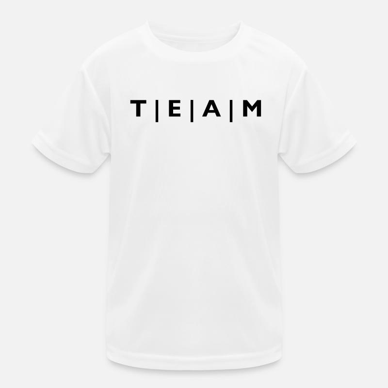 ÉQUIPE à rayures T-shirt sport Enfant