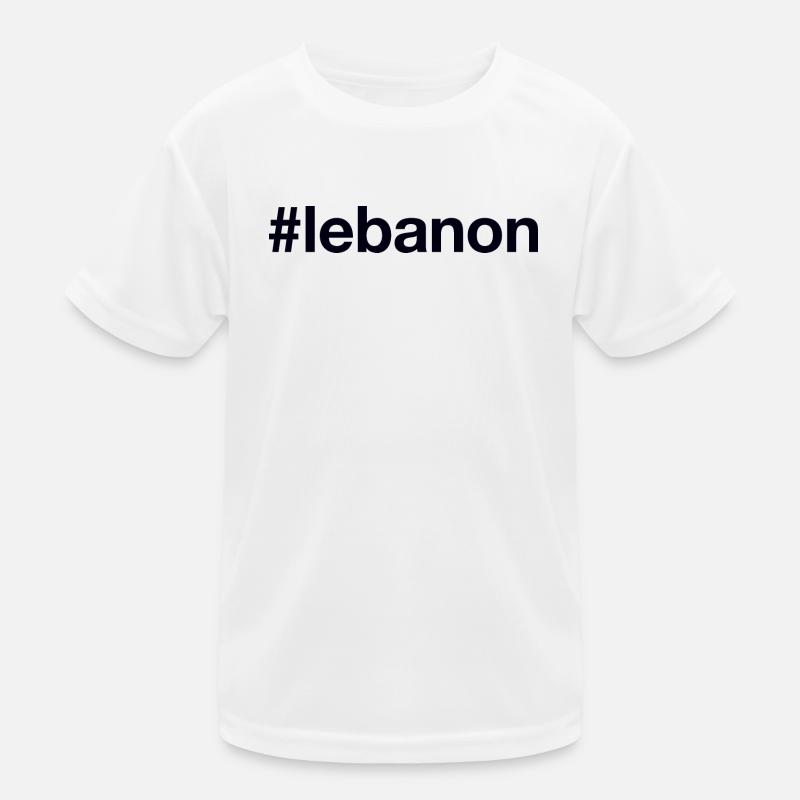 LEBANON Hashtag Kinder Funktions-T-Shirt
