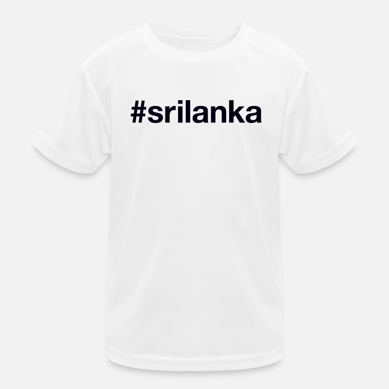 SRI LANKA Hashtag T-shirt sport Enfant