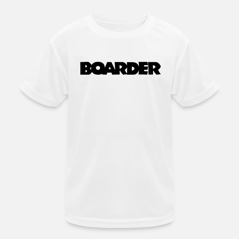 Boarder (Noire) T-shirt sport Enfant