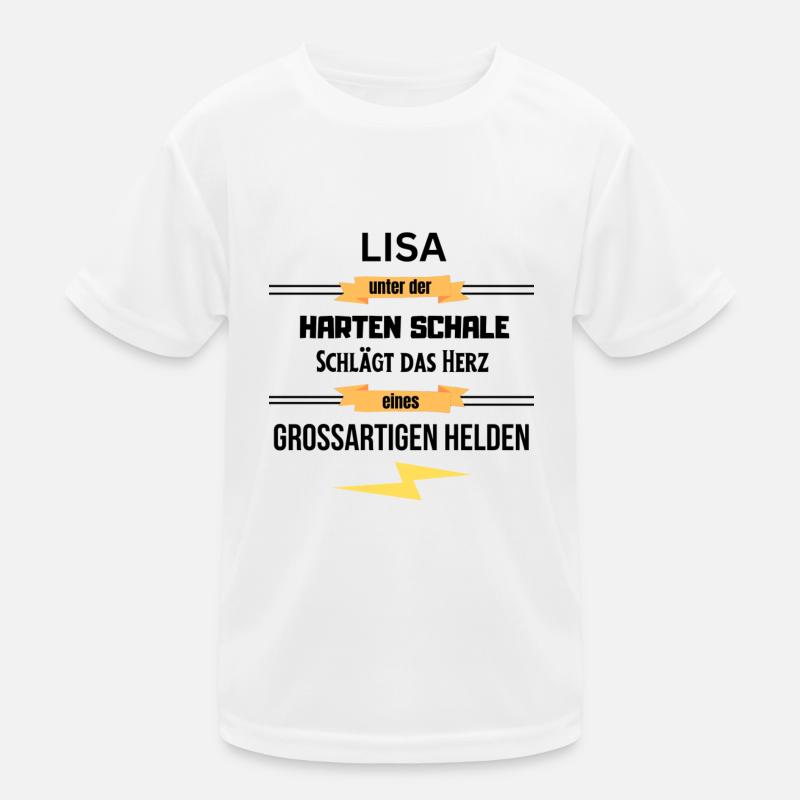 Lisa unter harte Schale eines Großartigen Helden Kinder Funktions-T-Shirt