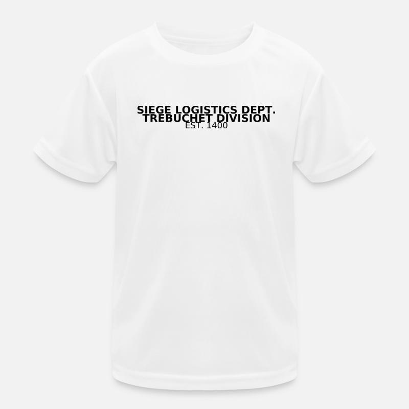 Siege Logistics Dept. – Trebuchet Division Kids Functional T-Shirt