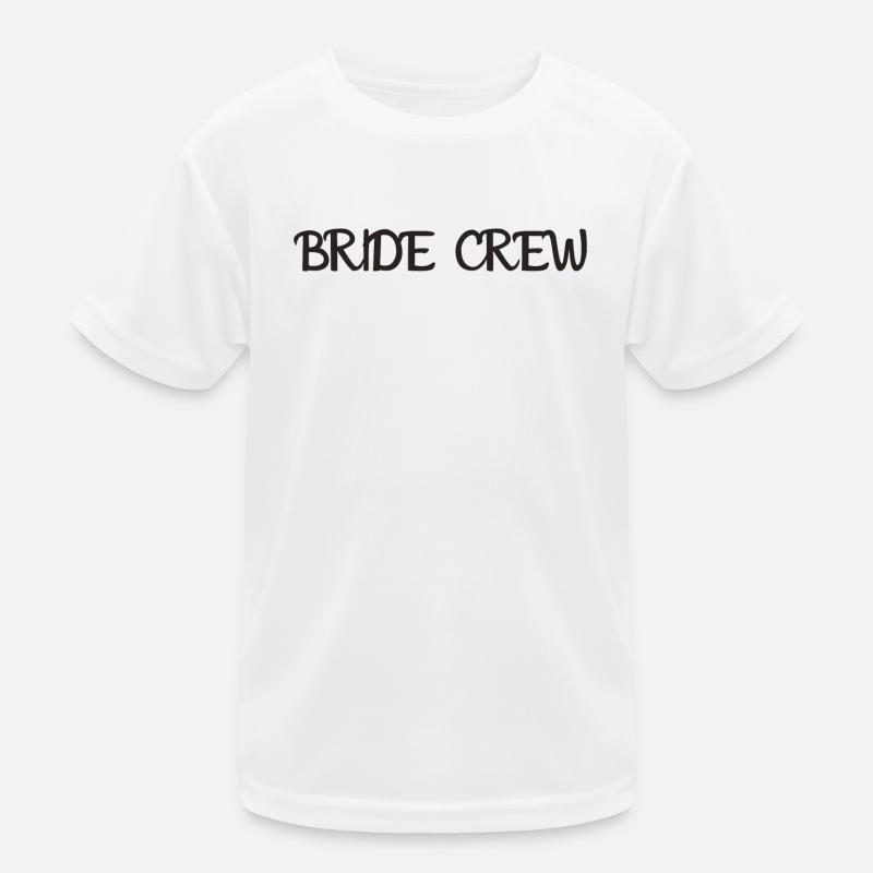Bride Crew Kids Functional T-Shirt