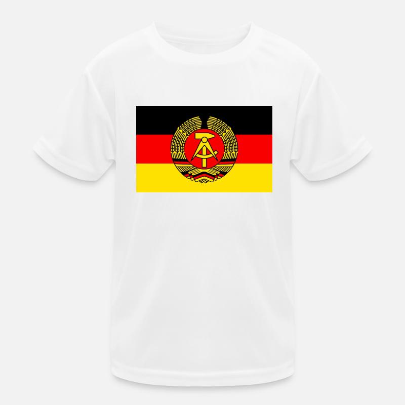 Drapeau de la RDA (stylisé) T-shirt sport Enfant