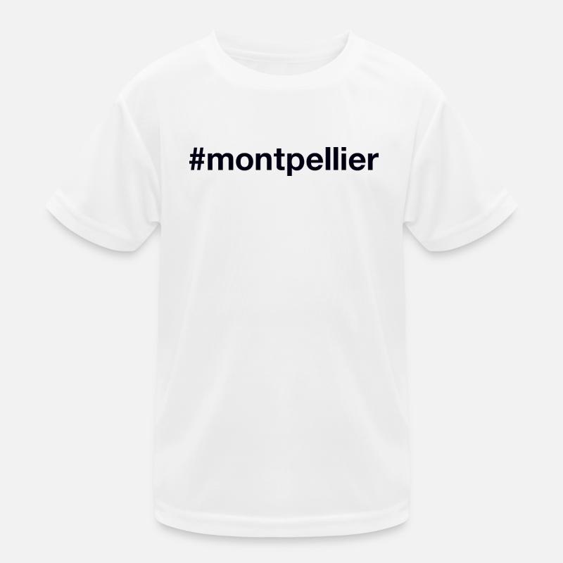 MONTPELLIER Hashtag Kinder Funktions-T-Shirt
