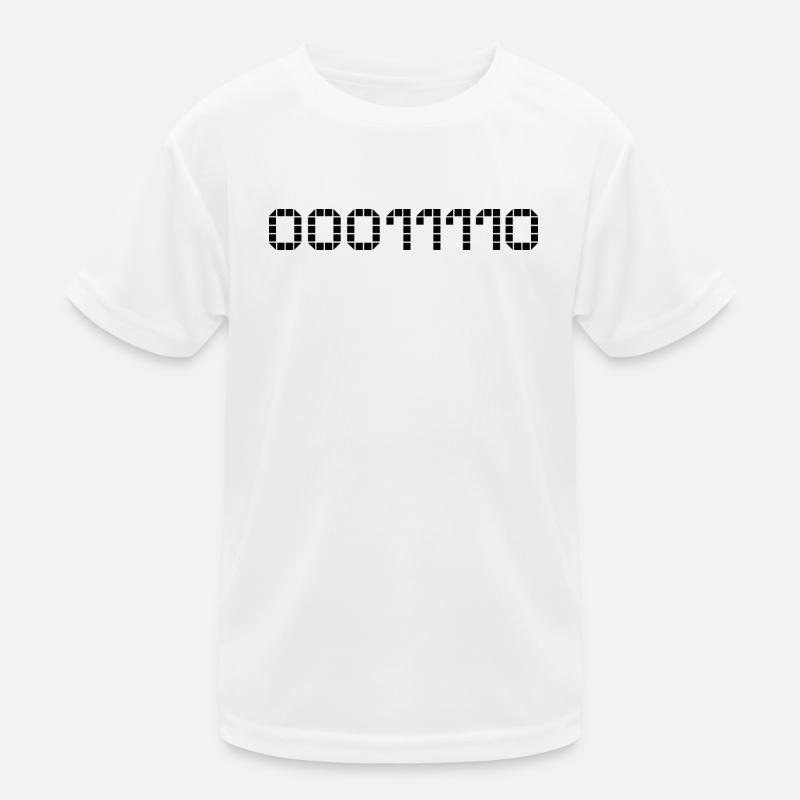 Notation binaire - 30 T-shirt sport Enfant