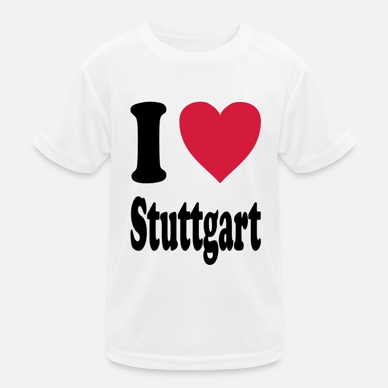 I love Stuttgart Kinder Funktions-T-Shirt