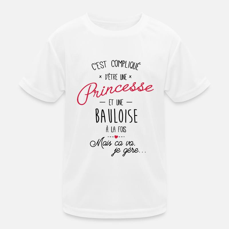 princesse et Bauloise T-shirt sport Enfant