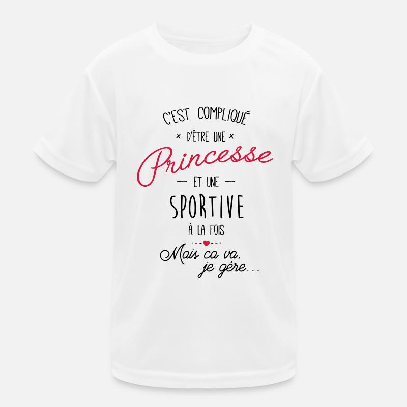 Princesse et sportive T-shirt sport Enfant