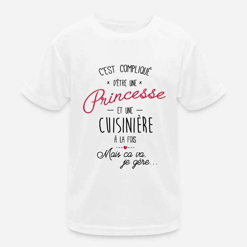 Princesse et cuisinière T-shirt sport Enfant