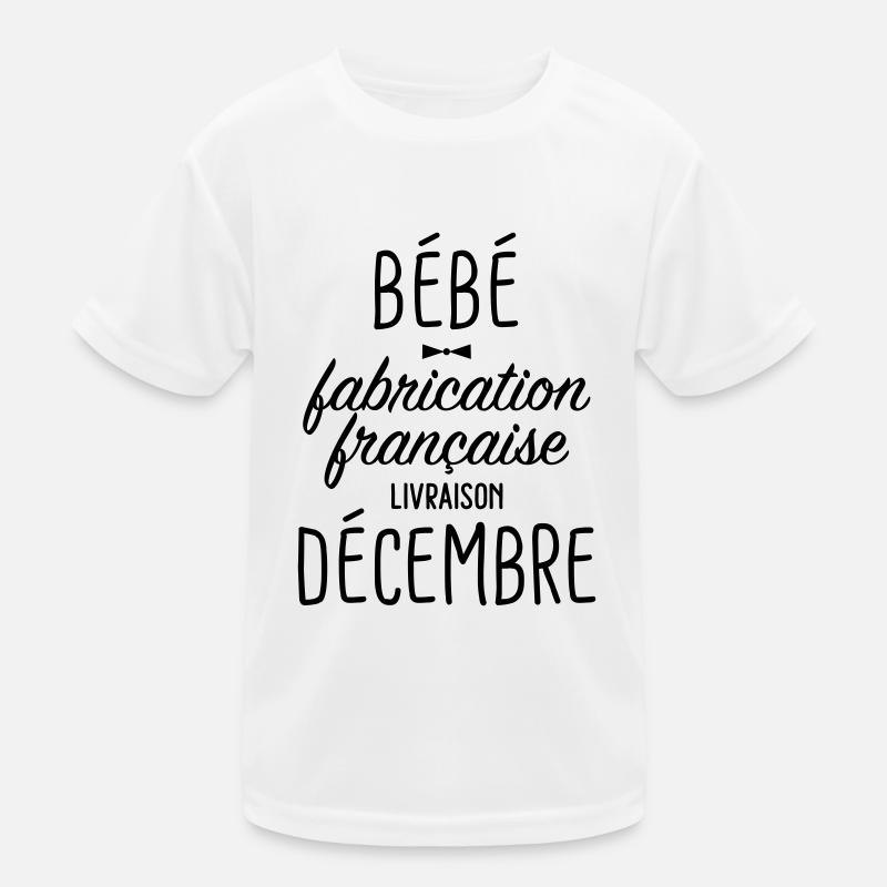 bébé français décembre T-shirt sport Enfant