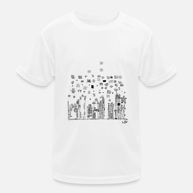 Tehran - Kids Functional T-Shirt - white