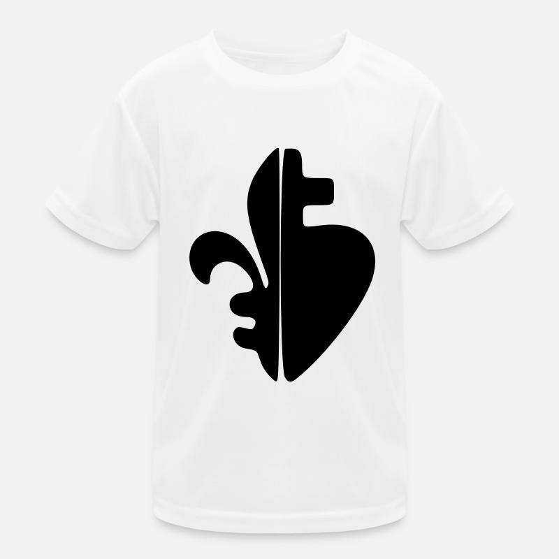 Sacre-Coeur & Fleur de Lys Kinder Funktions-T-Shirt