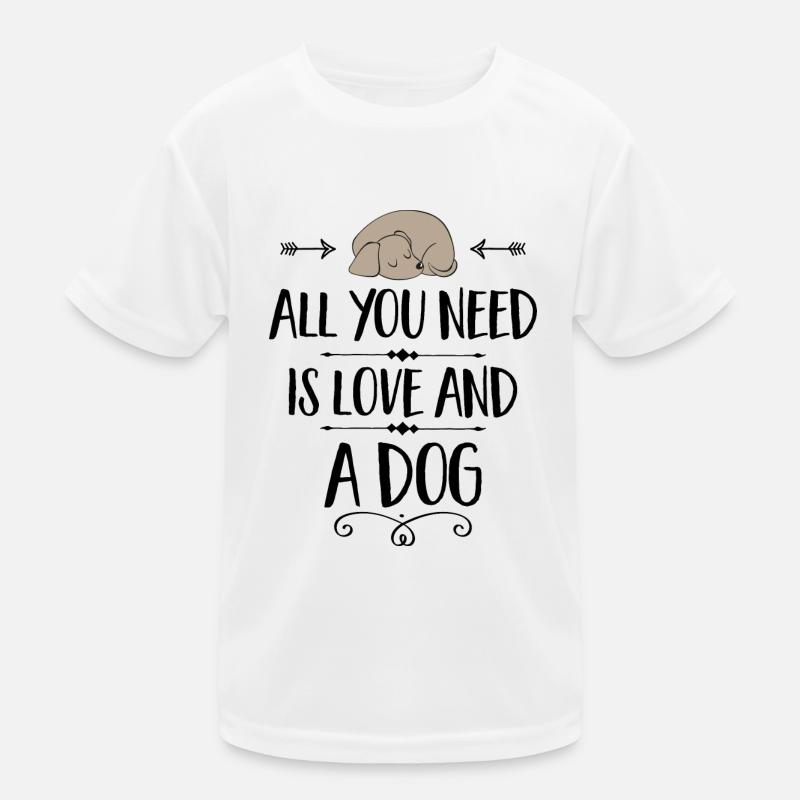 Chien T-shirt sport Enfant