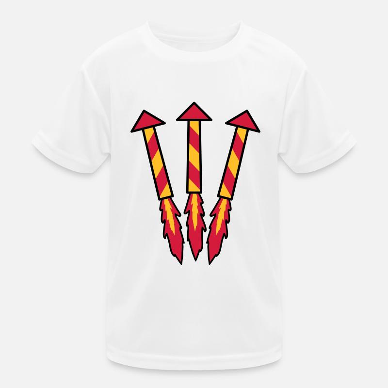 Firework Rockets Kinder Funktions-T-Shirt