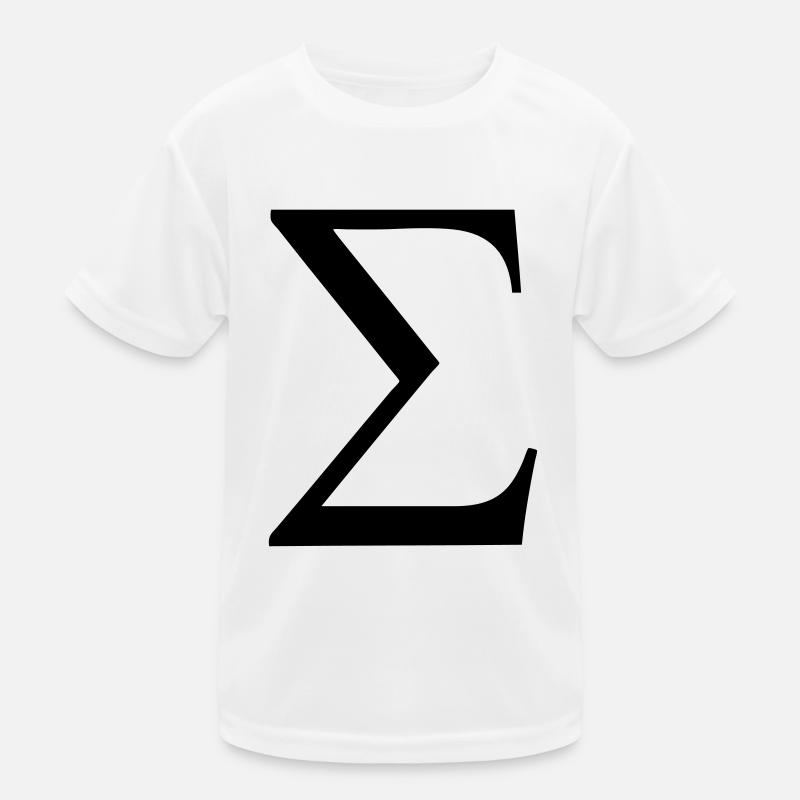 Greek Symbol - Sigma Kids Functional T-Shirt