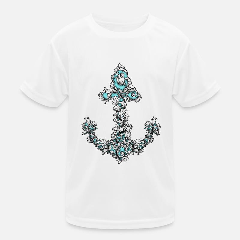 Schiffsanker Kinder Funktions-T-Shirt