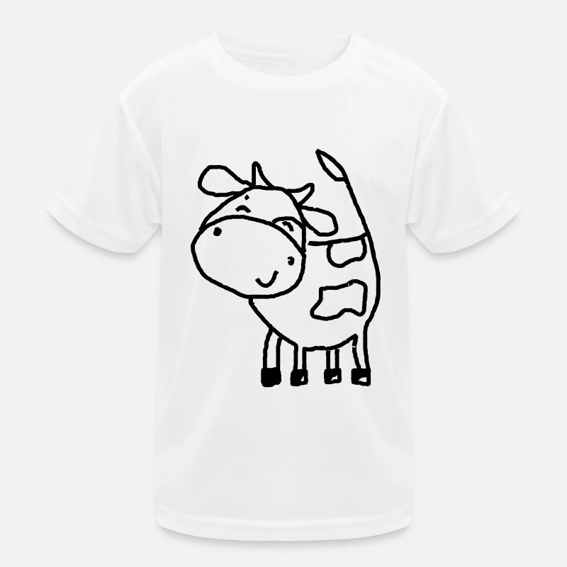 Mucca Maglietta sportiva per bambini