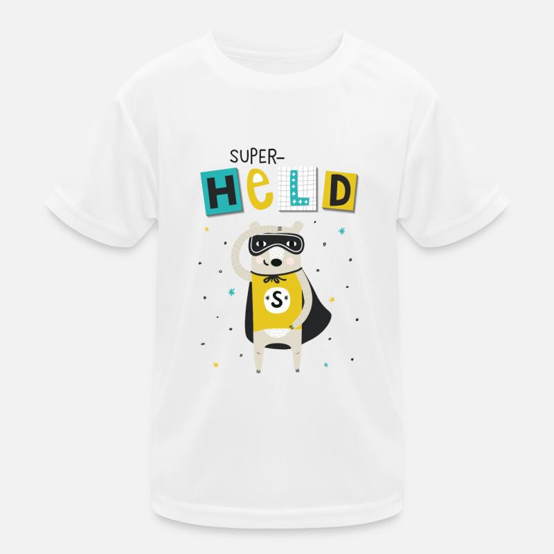superheld Kinder Funktions-T-Shirt