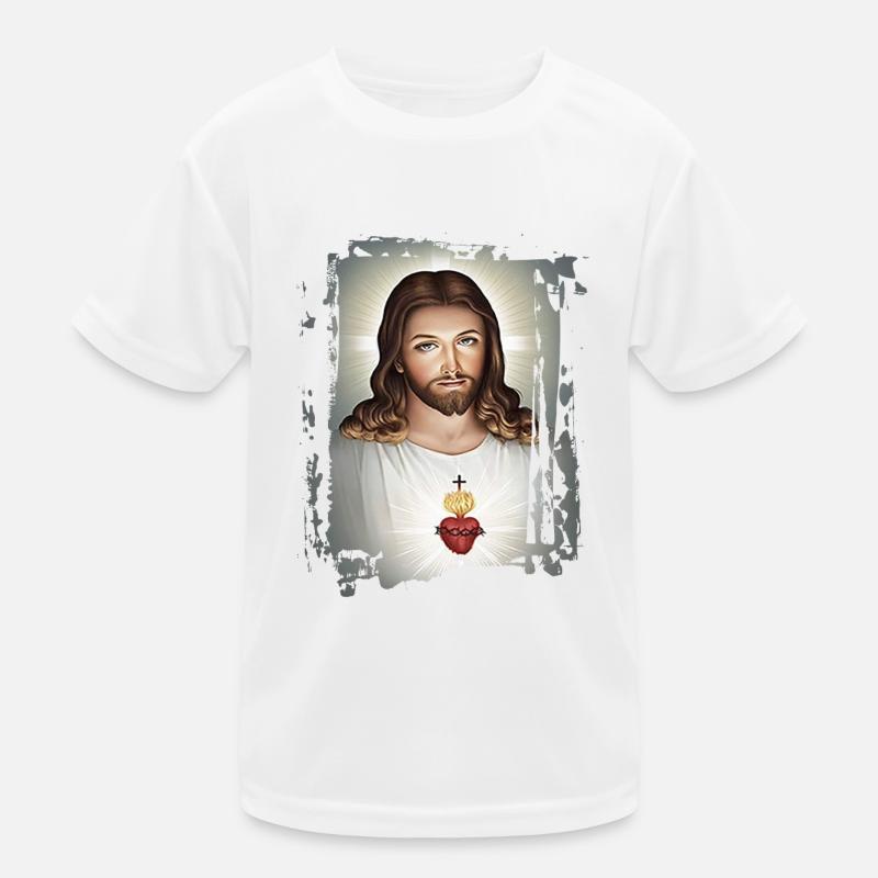 Jesus Kinder Funktions-T-Shirt