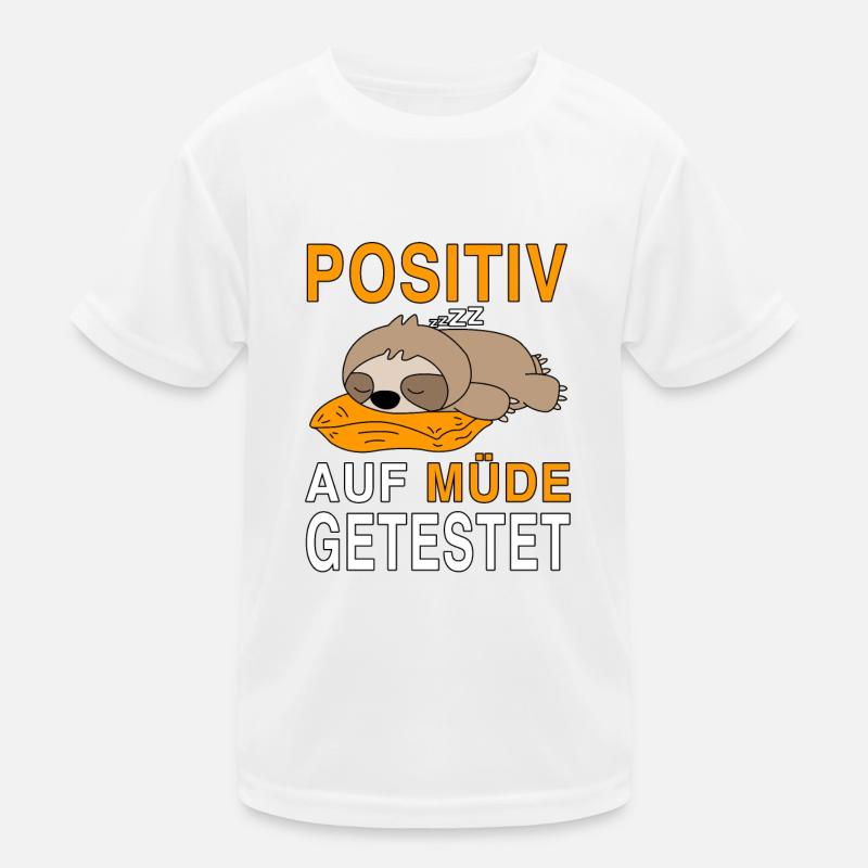 Positiv Auf Müde Getestet Kinder Funktions-T-Shirt