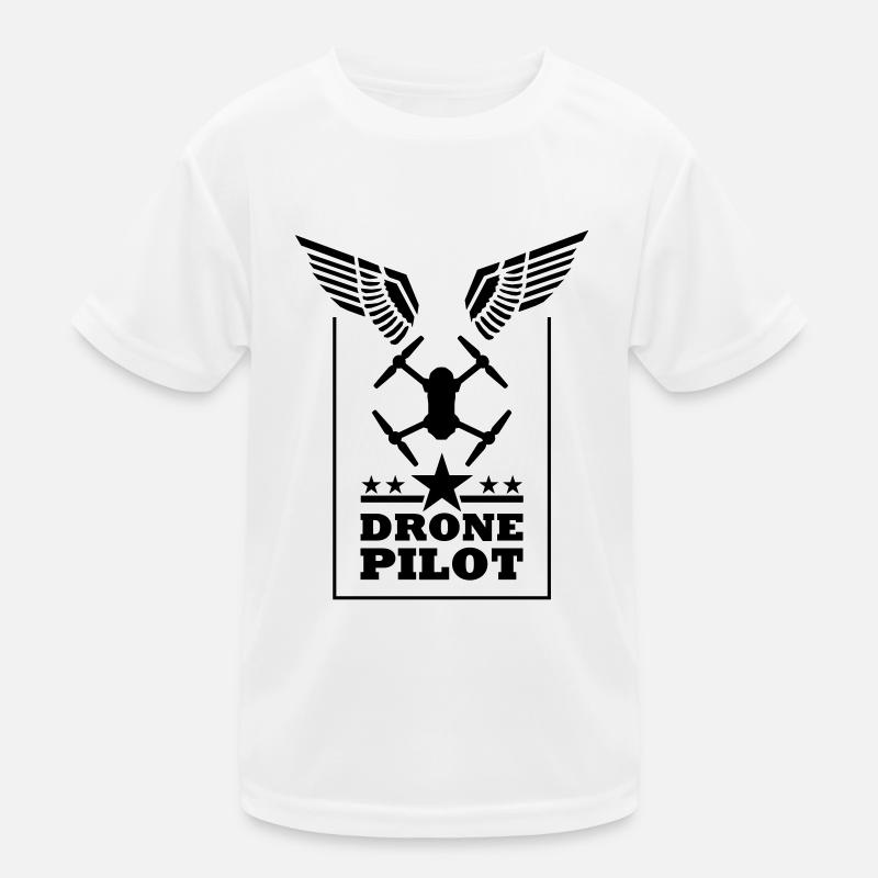 Drone Pilot Men Cadeau T-shirt sport Enfant