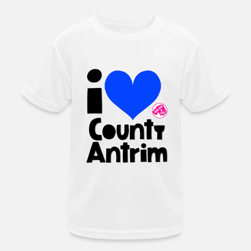 Grafschaft Antrim Kinder Funktions-T-Shirt