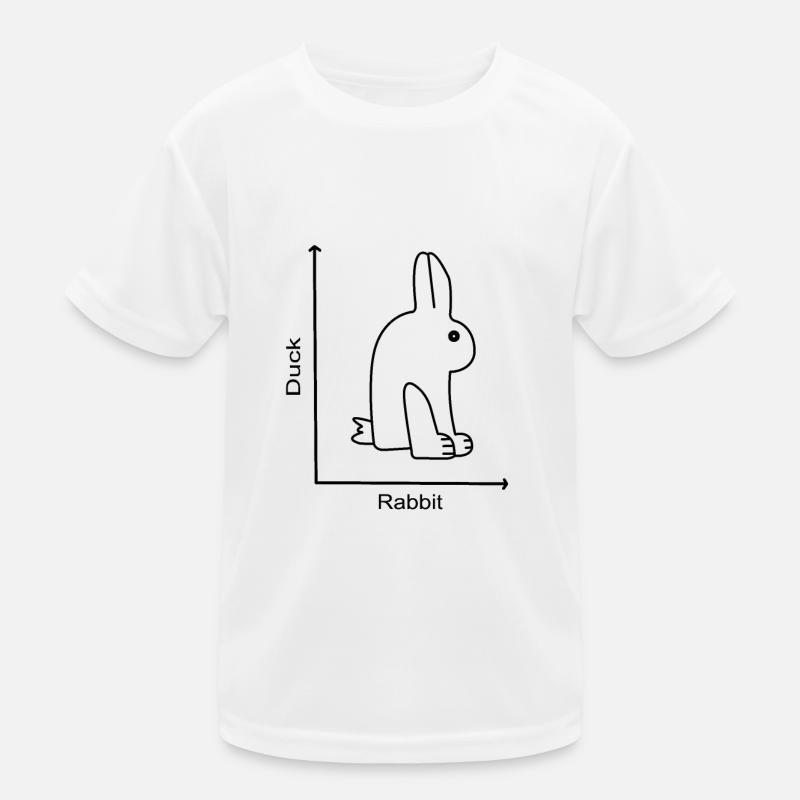 DUCK RABBIT - Hase Ente - Graph lesson Kinder Funktions-T-Shirt