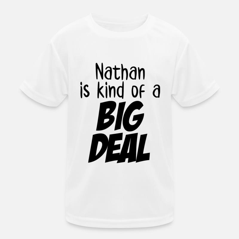 Nathan ist eine große Sache Kinder Funktions-T-Shirt