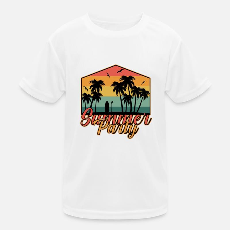 Fête d’été Vacances d’été Sun Beach T-shirt sport Enfant