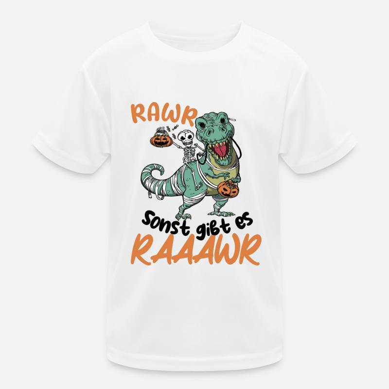 Halloween Dinosaurier Kinder Funktions-T-Shirt