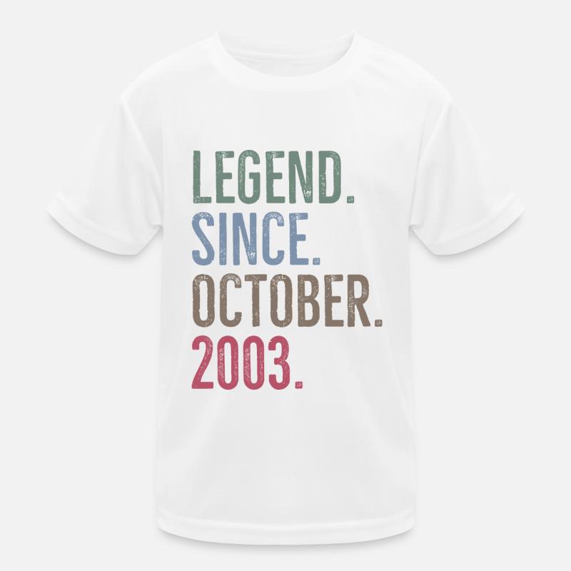 Légende depuis octobre 2003 T-shirt sport Enfant