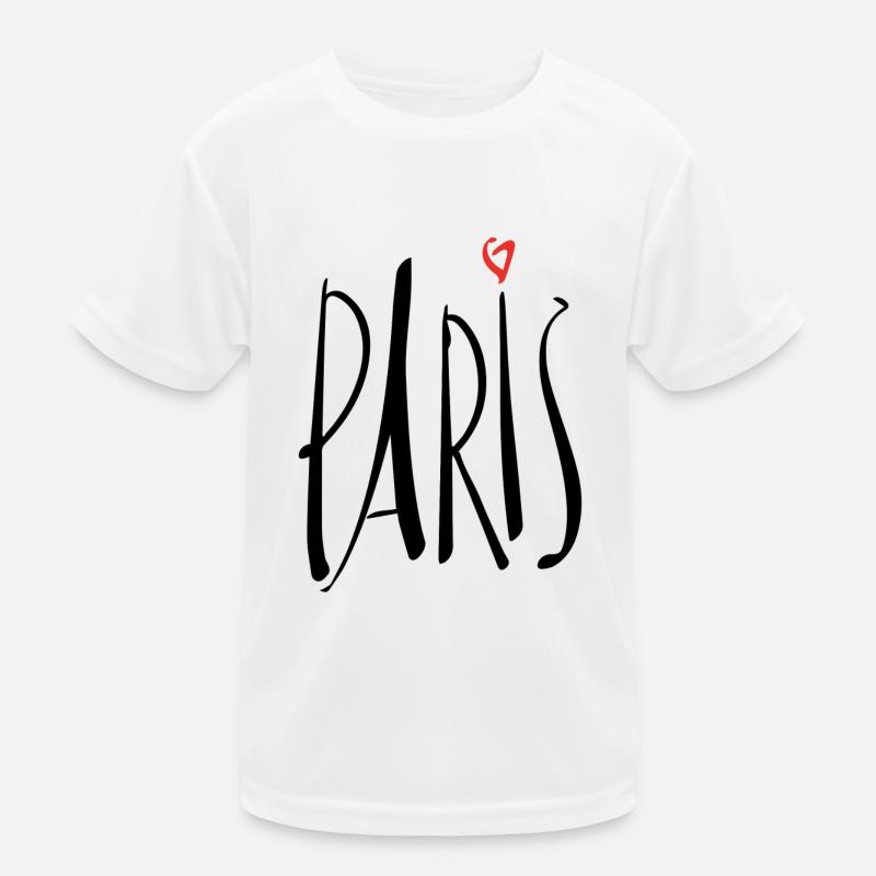 Paris noir T-shirt sport Enfant