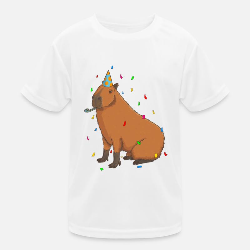 Anniversaire de Capybara T-shirt sport Enfant