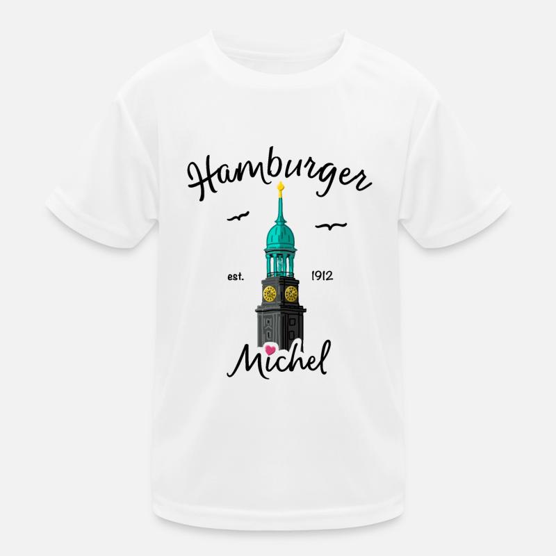 Hamburger Michel, Allemagne du Nord, Dessin T-shirt sport Enfant
