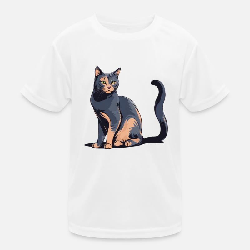 Mignon Maine Coon chat Siam idée cadeau pour animaux de compagnie T-shirt sport Enfant
