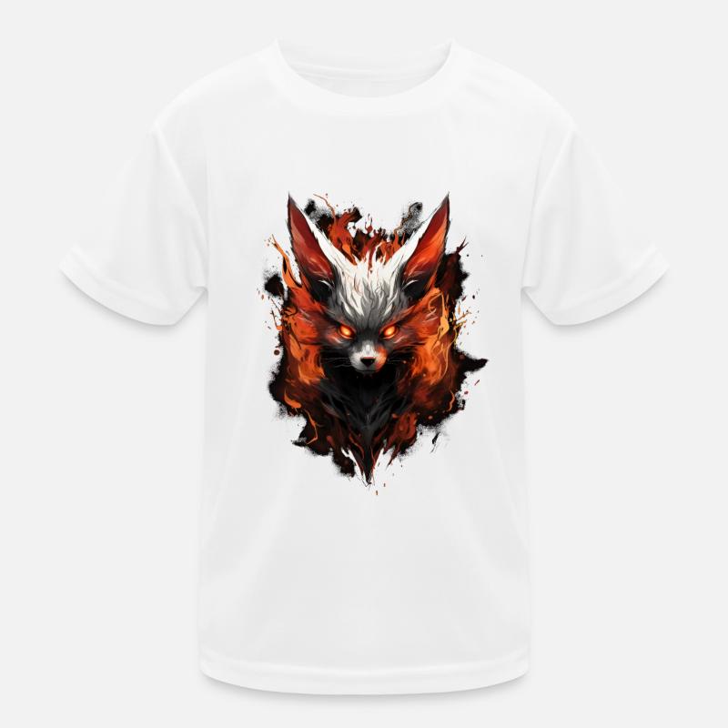 Volpe Demone Fennec Démon Renard T-shirt sport Enfant