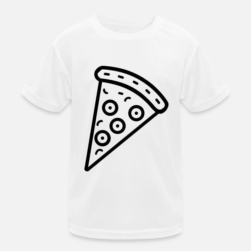 part de pizza T-shirt sport Enfant