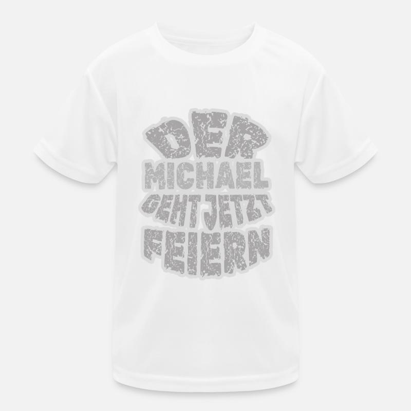 Gift for Michael Kids Functional T-Shirt