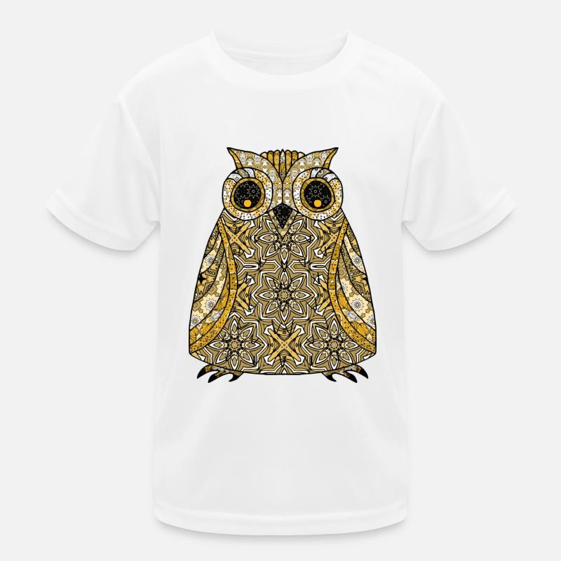 Hibou oiseau T-shirt sport Enfant