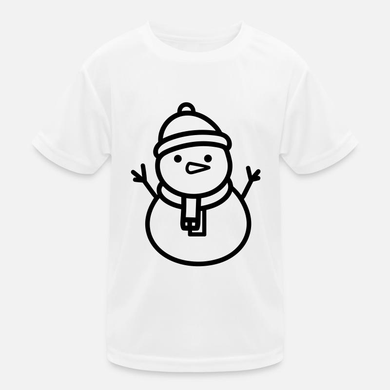 Snemand Funktionsshirt til børn