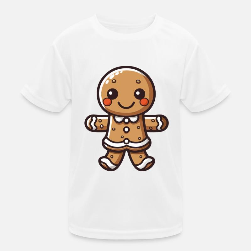 Lebkuchenmann Kinder Funktions-T-Shirt