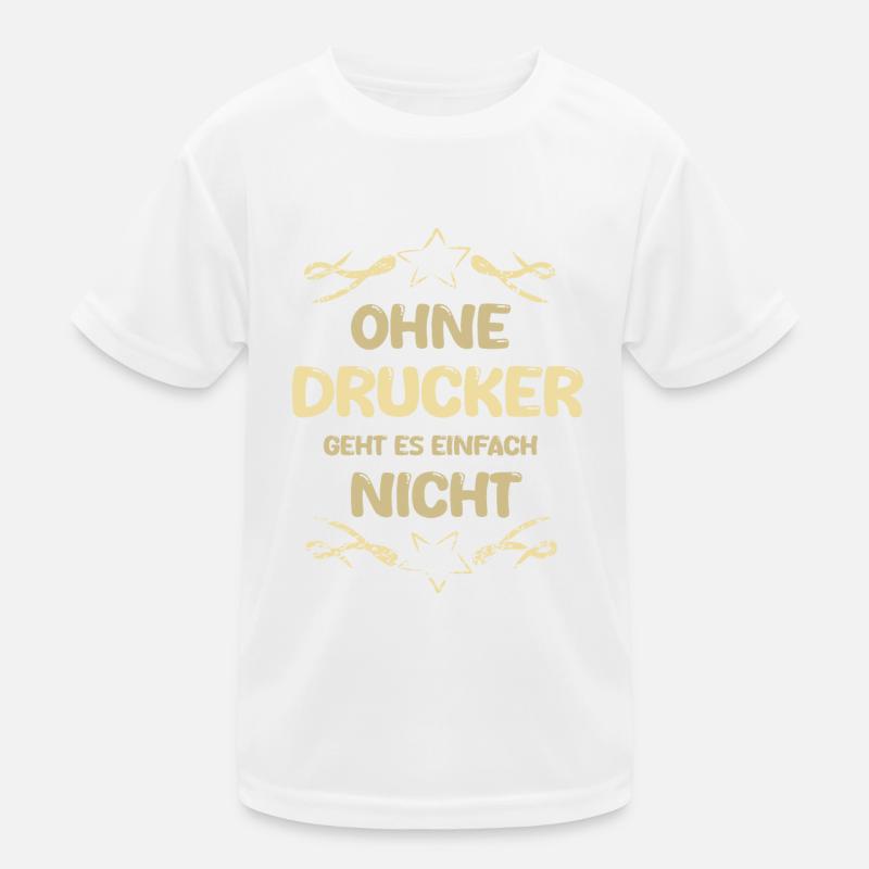 Gift for Printer Kids Functional T-Shirt